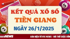 Kết quả xổ số Tiền Giang hôm nay 26/1/2025 - XSTG 26/1