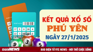 Trực tiếp kết quả xổ số Phú Yên hôm nay 27/1/2025 - XSPY 27/1