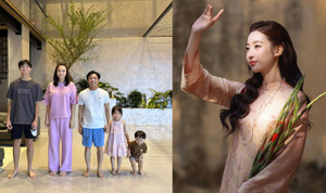 Sao Việt 29/1: Con cả Cường Đô La cao vượt bố, Đỗ Mỹ Linh nền nã với áo dài Tết