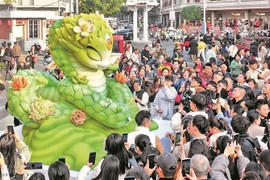 Hình tượng rắn năm Ất Tỵ 2025 ở Trung Quốc