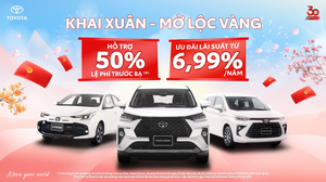Toyota 'Khai xuân - Mở lộc vàng' cho khách mua Vios, Veloz Cross, Avanza Premio