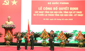 Bộ Quốc phòng sáp nhập Tổng cục Hậu cần và Tổng cục Kỹ thuật