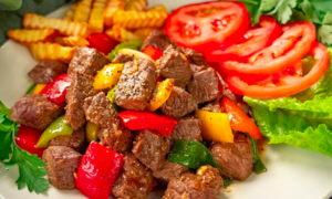Cách làm bò lúc lắc bơ tỏi đậm vị