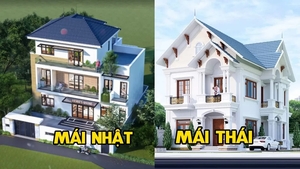 Phân biệt nhà mái Thái và mái Nhật 