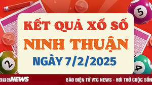 Kết quả xổ số Ninh Thuận hôm nay 7/2/2025 - XSNT 7/2