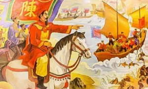 Vị vua nào cởi hoàng bào đắp cho thủ cấp tướng địch?