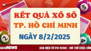 Trực tiếp kết quả xổ số TP.HCM hôm nay 8/2/2025 - XSHCM 8/2