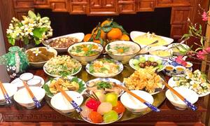 Mâm cỗ cúng rằm tháng Giêng 2025 đầy đủ gồm những gì?