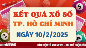 Trực tiếp kết quả xổ số TP.HCM hôm nay 10/2/2025 - XSHCM 10/2