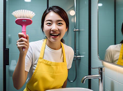 Cách làm sạch phòng tắm mà không cần cọ rửa nhiều