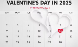 Ngày lễ Tình nhân Valentine năm 2025 rơi vào ngày nào?