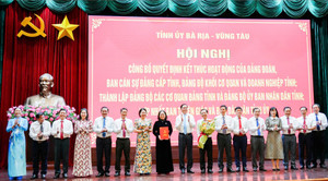 5 ủy viên Ban Thường vụ Tỉnh ủy Bà Rịa - Vũng Tàu xin nghỉ hưu trước tuổI