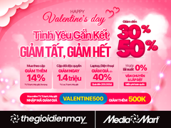 Valentine 14/2: Mediamart sale sập sàn combo quà tặng cho các cặp đôi