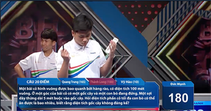 Câu hỏi về đàn bò 'đánh gục' thí sinh Đường lên đỉnh Olympia