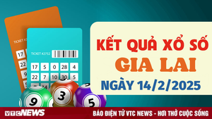 Kết quả xổ số Gia Lai hôm nay 14/2/2025 - XSGL 14/2