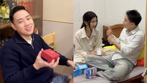 TikTok sốt xình xịch loạt video về phản ứng của chồng khi vợ tặng quà 14/2