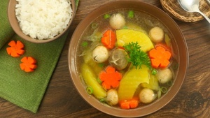 Hướng dẫn làm canh đu đủ xanh thanh đạm