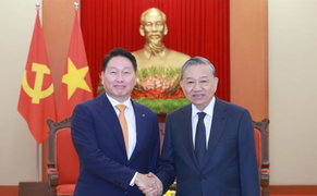 Tổng Bí thư Tô Lâm tiếp Chủ tịch tập đoàn SK Chey Tae-won