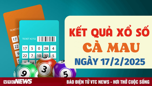 Kết quả xổ số Cà Mau hôm nay 17/2/2025 - XSCM 17/2