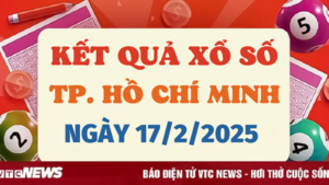 Trực tiếp kết quả xổ số TP.HCM hôm nay 17/2/2025 - XSHCM 17/2