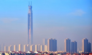 Những tòa nhà chọc trời bị bỏ hoang ở châu Á