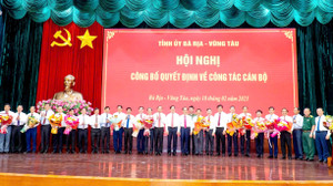 Bà Rịa - Vũng Tàu công bố nhiều quyết định nhân sự quan trọng