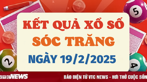 Kết quả xổ số Sóc Trăng hôm nay 19/2/2025 - XSST 19/2