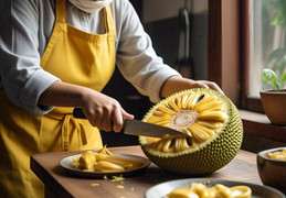 Mẹo làm sạch tay sau khi ăn mít