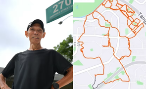 Nghệ sĩ 71 tuổi vẽ tranh bằng cách... chạy