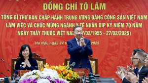 Tổng Bí thư Tô Lâm chủ trì buổi làm việc với Bộ Y tế