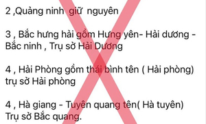 Công an cảnh báo tin giả, tin sai sự thật về sáp nhập các tỉnh, thành