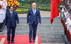 Toàn cảnh Lễ đón Thủ tướng New Zealand thăm chính thức Việt Nam