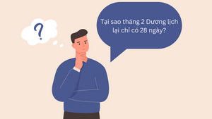 Vì sao tháng 2 chỉ có 28 ngày mà không lấy bù ngày 31 của các tháng khác?