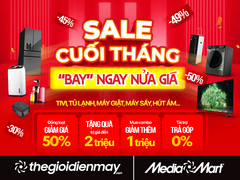 MediaMart sale cuối tháng - giảm giá sốc đến 50% nhiều sản phẩm