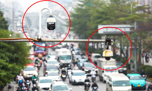 Cận cảnh các camera giám sát giao thông 24/24 giờ ở Hà Nội