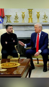 Giây phút Tổng thống Zelensky 'đấu khẩu' với ông Trump