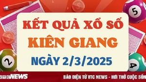 Kết quả xổ số Kiên Giang hôm nay 2/3/2025 - XSKG 2/3