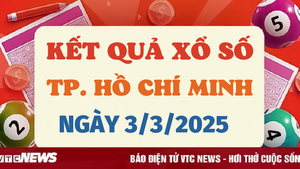 Trực tiếp kết quả xổ số TP.HCM hôm nay 3/3/2025 - XSHCM 3/3