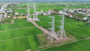 Đường dây 500 kV mạch kép Lào Cai - Vĩnh Yên dự kiến hoàn thành trước 2/9