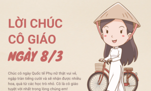 Lời chúc Ngày Quốc tế Phụ nữ 8/3 dành cho cô giáo
