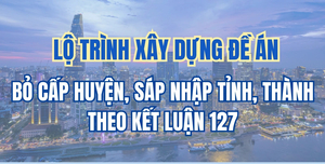 Lộ trình xây dựng đề án bỏ cấp huyện, sáp nhập tỉnh, thành theo Kết luận 127