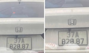 Dùng băng dính che biển số ô tô bị phạt thế nào?