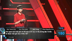 Bài toán hình học làm khó cả 4 thí sinh Đường lên đỉnh Olympia