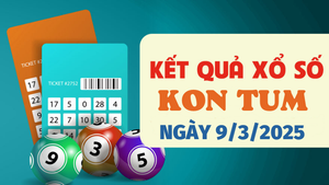 Kết quả xổ số Kon Tum hôm nay 9/3/2025 - XSKT 9/3