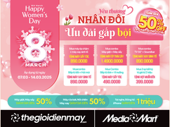 MediaMart tri ân phái đẹp nhân dịp 8/3 & Valentine Trắng
