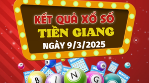 Trực tiếp kết quả xổ số Tiền Giang hôm nay 9/3/2025 - XSTG 9/3