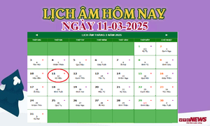 Lịch âm 11/3 - Âm lịch hôm nay 11/3 chính xác nhất - lịch vạn niên 11/3/2025