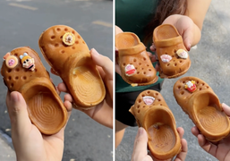 Vì sao bánh dép phô mai gây sốt mạng?