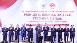 VinFast, FPT, Thế Giới Di Động, Sovico đồng loạt ký kết hợp tác với DN Indonesia