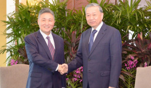 Tổng Bí thư Tô Lâm tiếp các doanh nghiệp hàng đầu Singapore